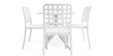Frankie 5pc Dining Setting - White