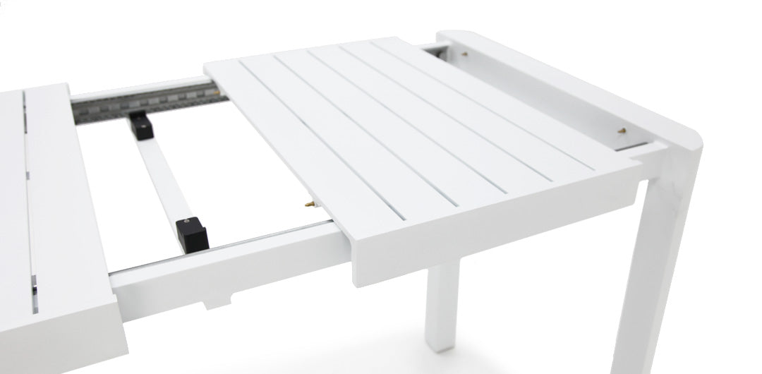 Frankie Remix 7pc Bar Set Armless - White