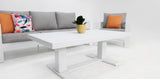 Hayman 311 Lounge Setting with Holste Adjustable Table - White