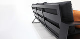 Hayman Corner Lounge Setting with Footstools - Black