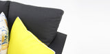 Hayman Corner Lounge Setting with Footstools - Black