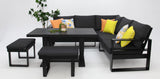 Hayman Holste Corner Lounge Setting - Black