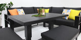 Hayman Holste Corner Lounge Setting - Black