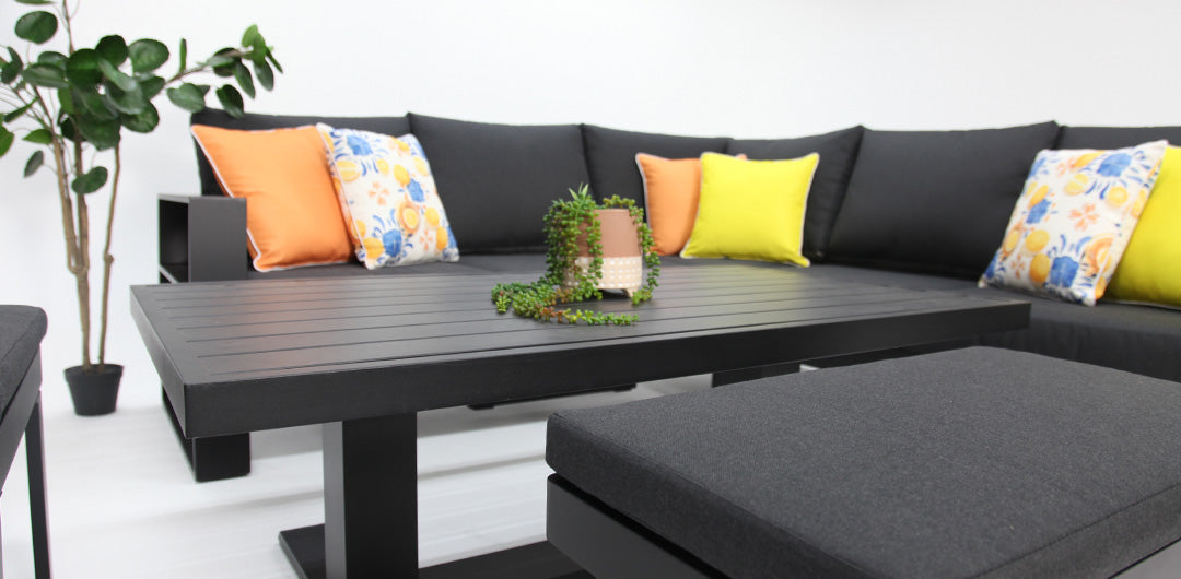 Hayman Holste Corner Lounge Setting - Black