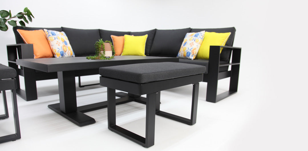 Hayman Holste Corner Lounge Setting - Black
