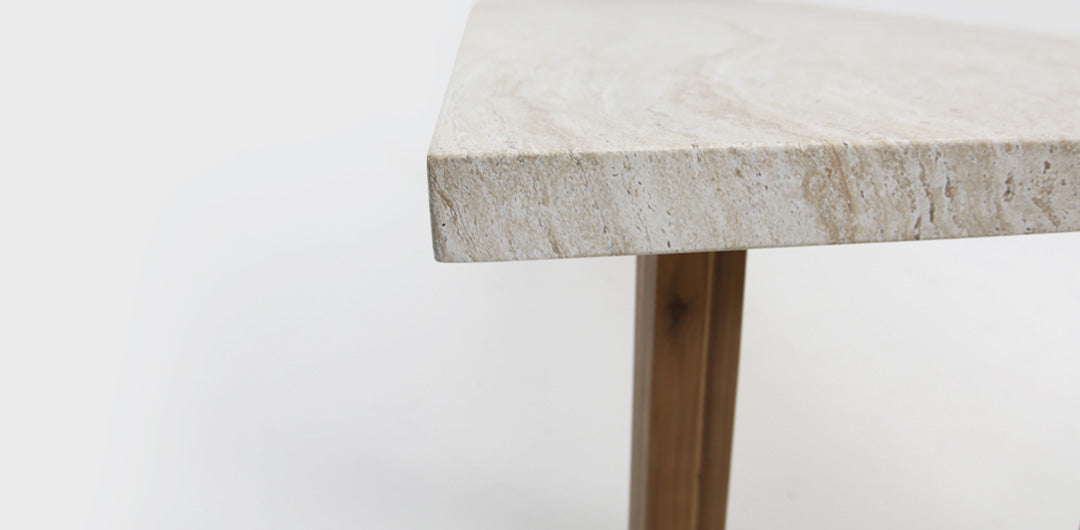 Veltis Albenga 9pc Travertine Dining Setting