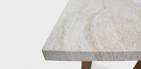Veltis Albenga 9pc Travertine Dining Setting