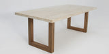 Veltis 220cm Travertine Dining Table