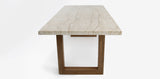 Veltis Albenga 7pc Travertine Dining Setting