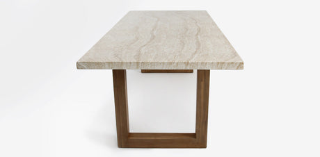 Veltis 220cm Travertine Dining Table