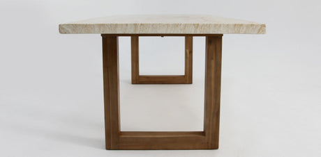 Veltis 220cm Travertine Dining Table