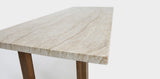 Veltis 220cm Travertine Dining Table