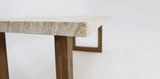 Veltis Albenga 7pc Travertine Dining Setting