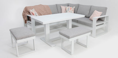 Hayman Holste Corner Lounge Setting - White
