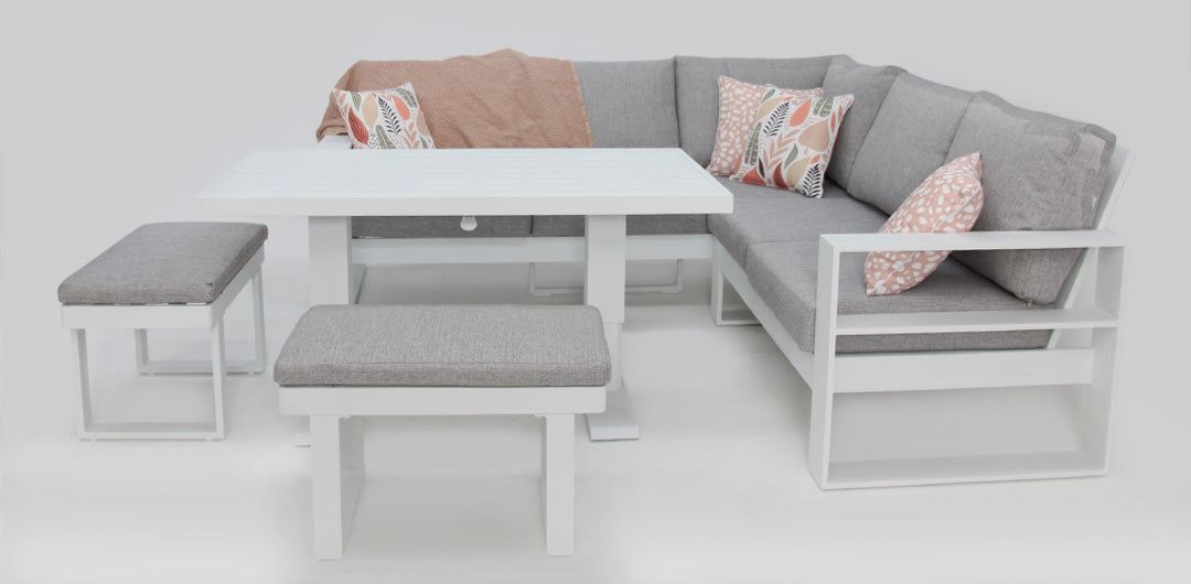 Hayman Holste Corner Lounge Setting - White