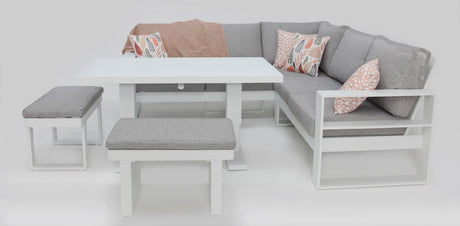 Hayman Holste Corner Lounge Setting - White