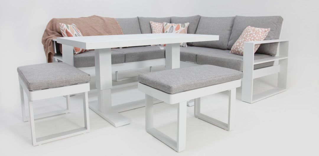 Hayman Holste Corner Lounge Setting - White