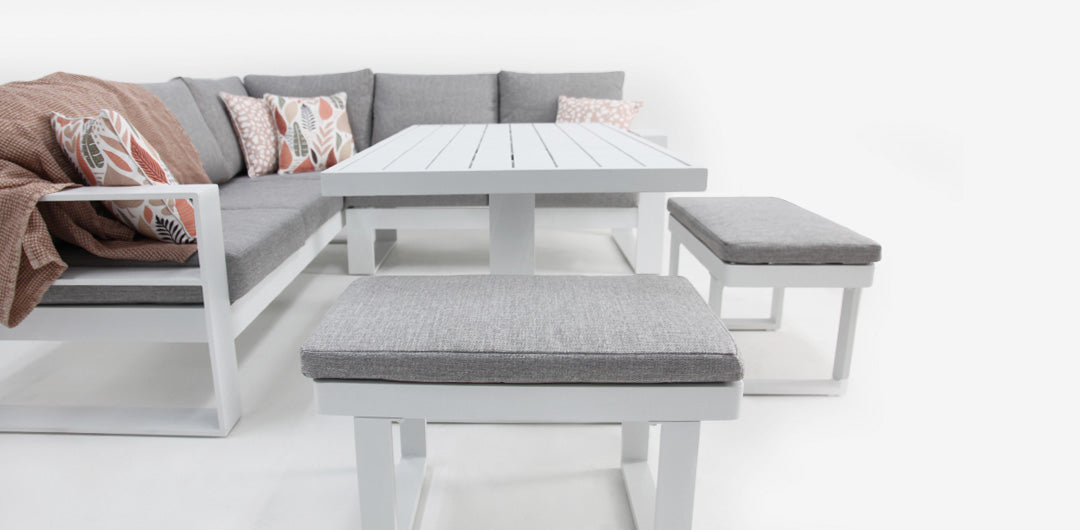 Hayman Holste Corner Lounge Setting - White