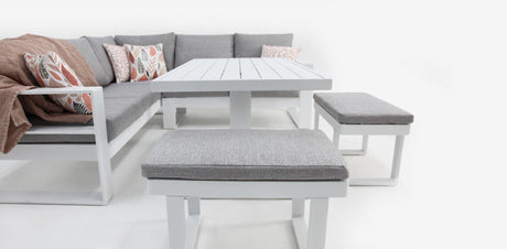 Hayman Holste Corner Lounge Setting - White