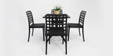 Frankie 5pc Dining Setting - Black