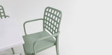 Frankie 5pc Armchair Dining Setting - Green/White