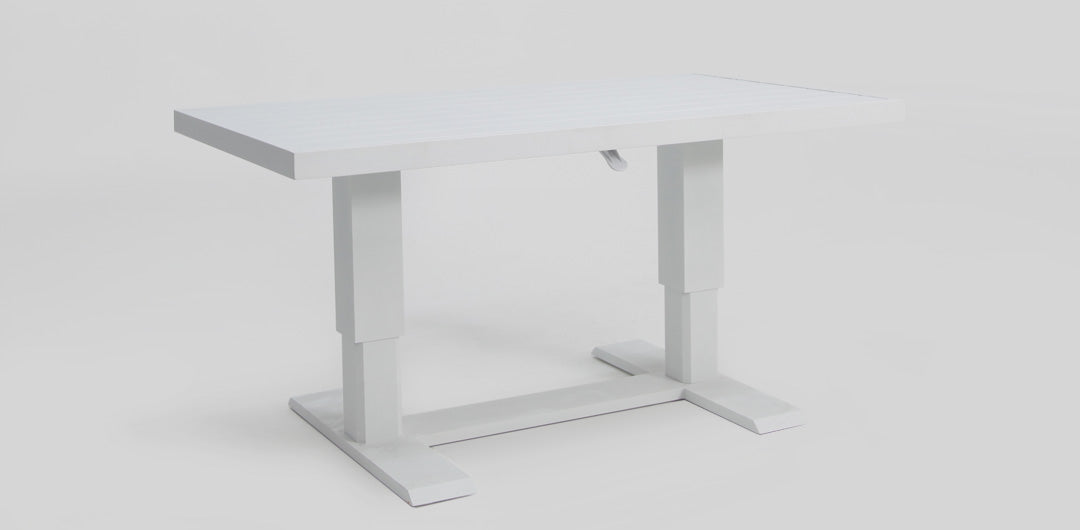 Holste Adjustable Height Table - White