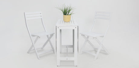 Tea 3pc Setting - White