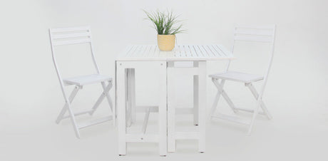 Tea 3pc Setting - White