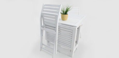 Tea 3pc Setting - White