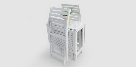 Tea 3pc Setting - White