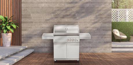 Crossray Infrared 4 Burner BBQ on Trolley