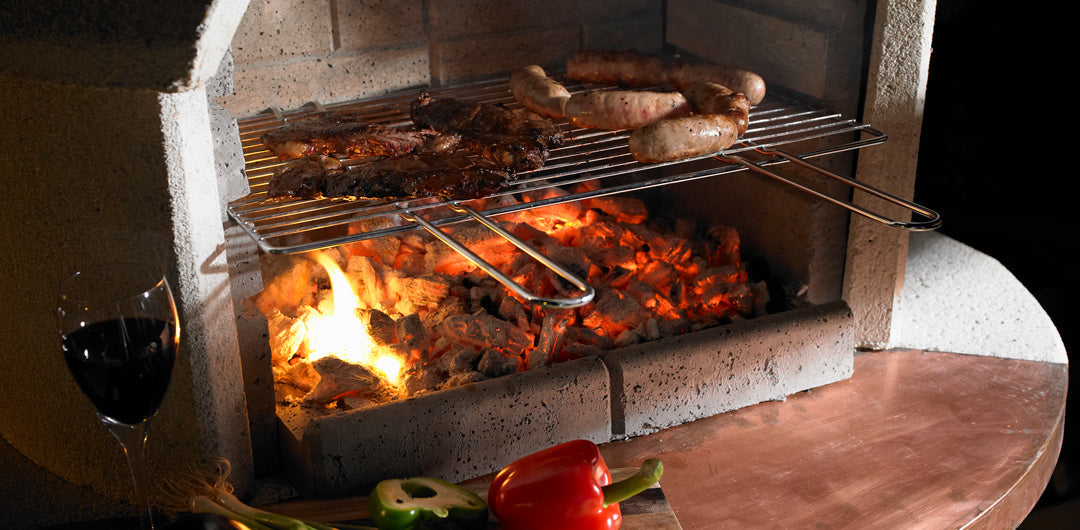 Buschbeck Rondo Fireplace and Pizza Oven - Mocha