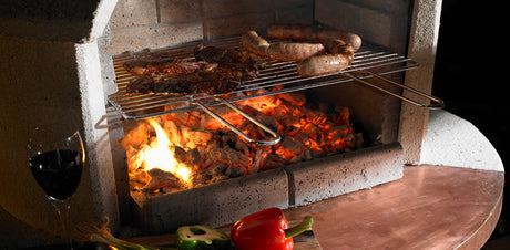 Buschbeck Rondo Fireplace and Pizza Oven - Mocha
