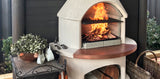 Buschbeck Rondo Fireplace and Pizza Oven - White